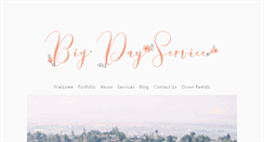 Desktop Screenshot of bigdayservice.com